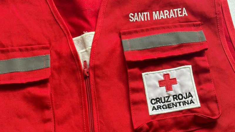Santiago Maratea y Cruz Roja Argentina lanzan una colecta para llegar a más comunidades